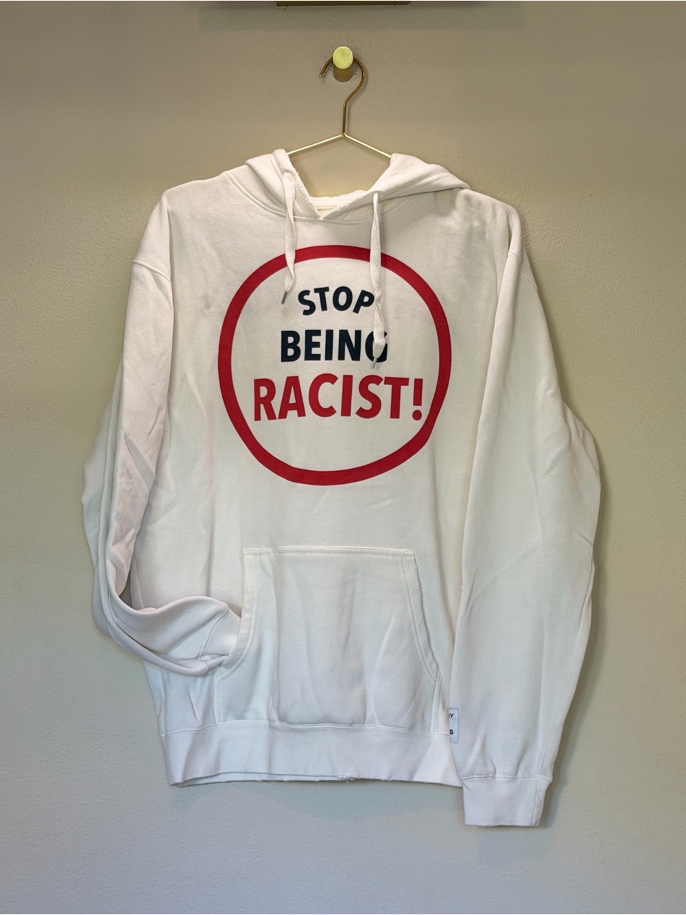 GALLERY DEPT "Stop Being Racist!" Graphic